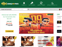 Tablet Screenshot of cabecadepacu.com.br